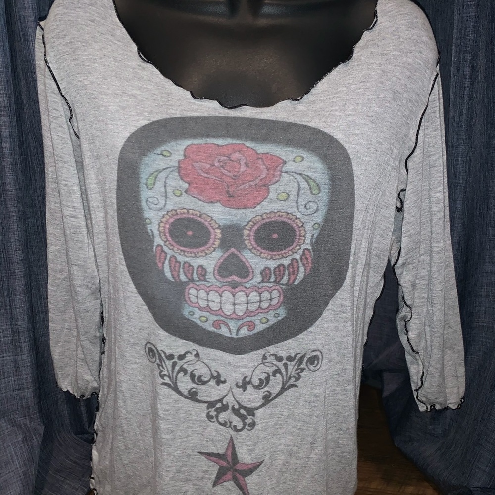 Sugar skull blouse
